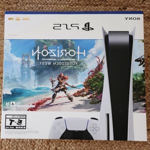 Ps5Sony Playstation PS5 BluRay Disc Edition Console Horizon Forbidden West